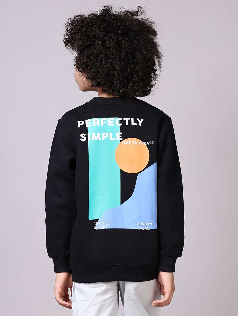 boys long sleeves front & back print sweatshirt - 21593479 -  Standard Image - 3