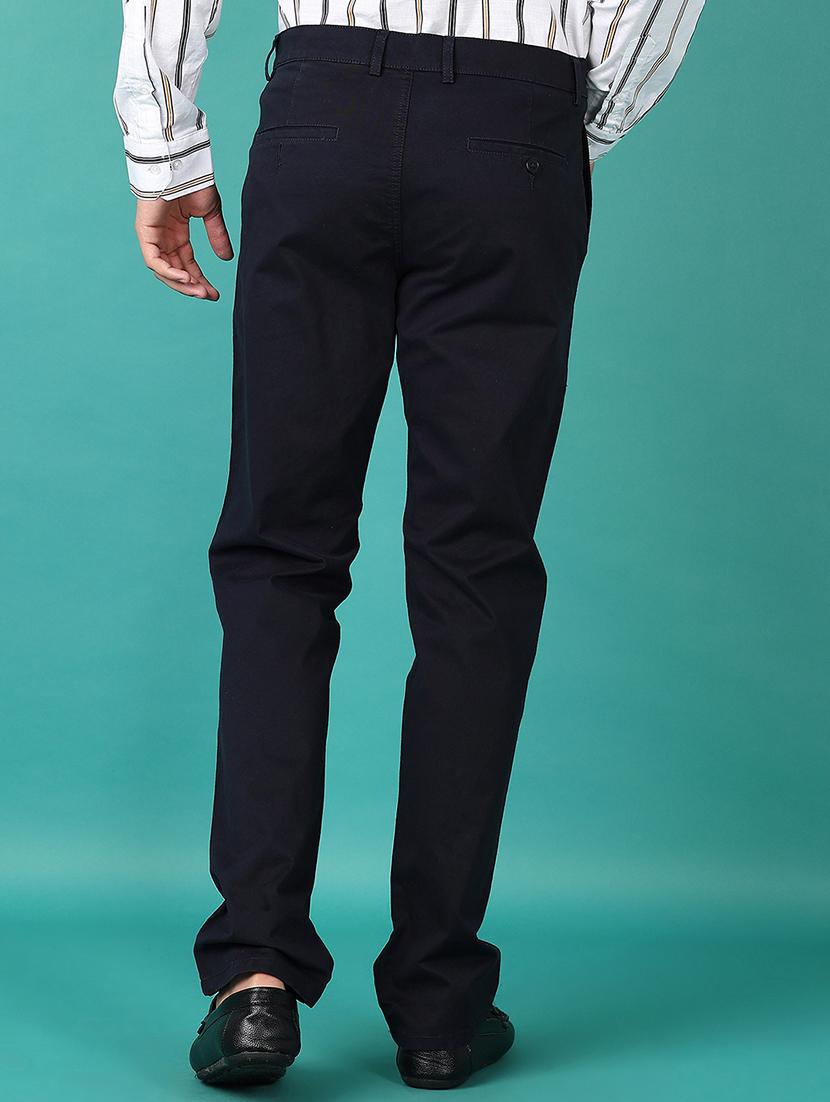 men solid chinos casual trouser - 21593733 - Standard Image - 3