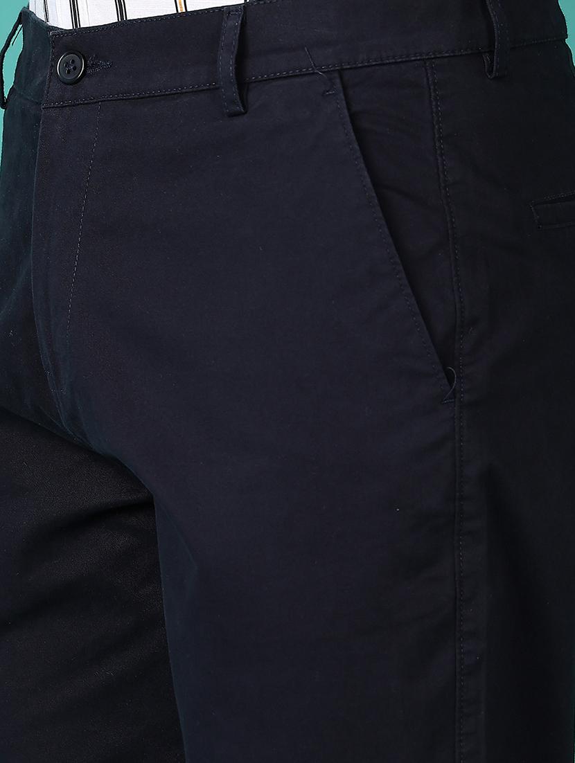 men solid chinos casual trouser - 21593733 - Standard Image - 5