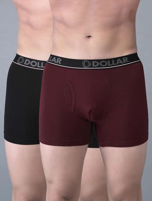 men pack of 2 solid trunks - 21594016 - Standard Image - 0