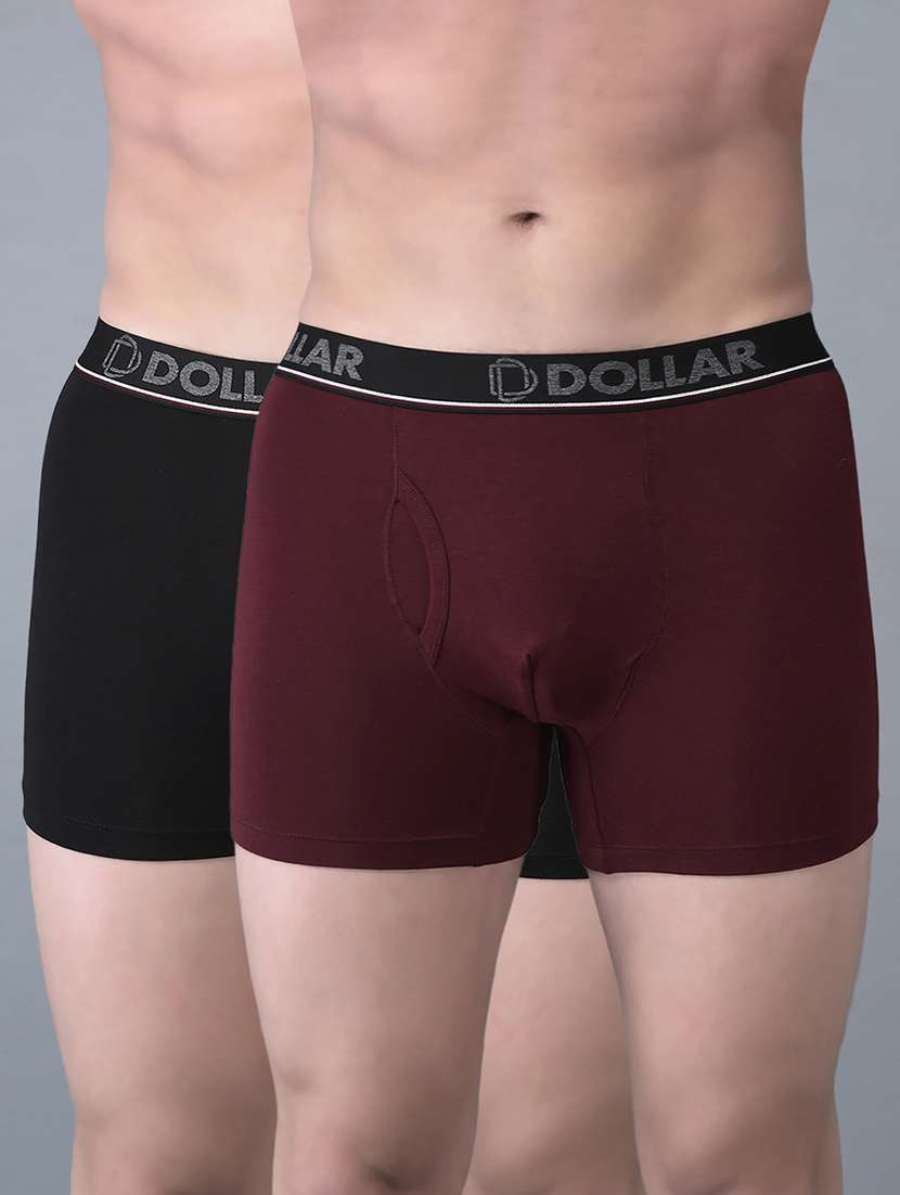 men pack of 2 solid trunks - 21594016 - Zoom Image - 0