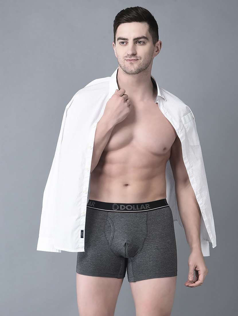 men pack of 2 solid trunks - 21594017 -  Standard Image - 3