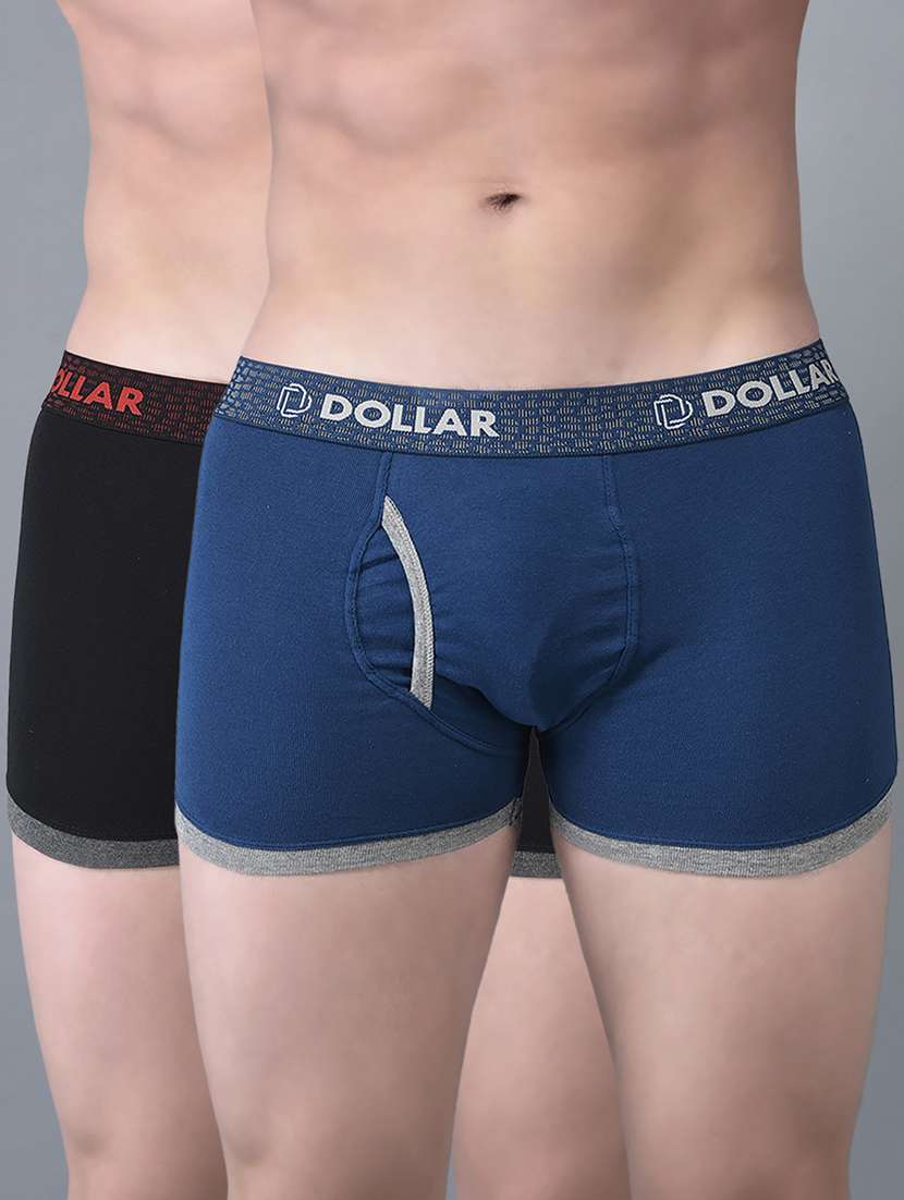 men pack of 2 solid trunks