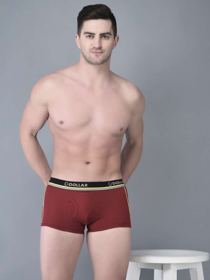 men pack of 2 solid trunks - 21594048 -  Standard Image - 3
