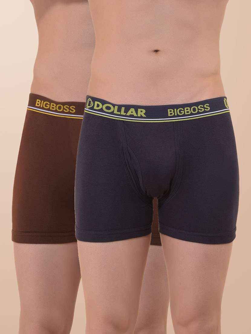 men pack of 2 solid trunks