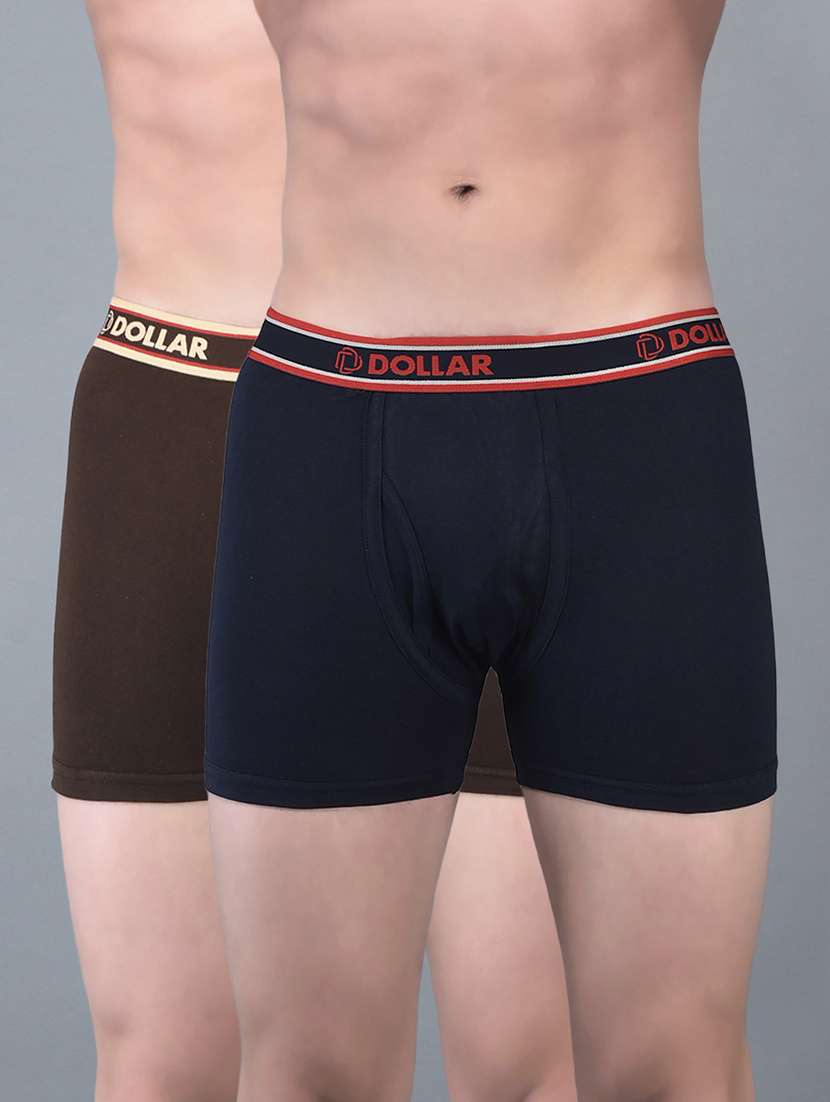 men pack of 2 solid trunks