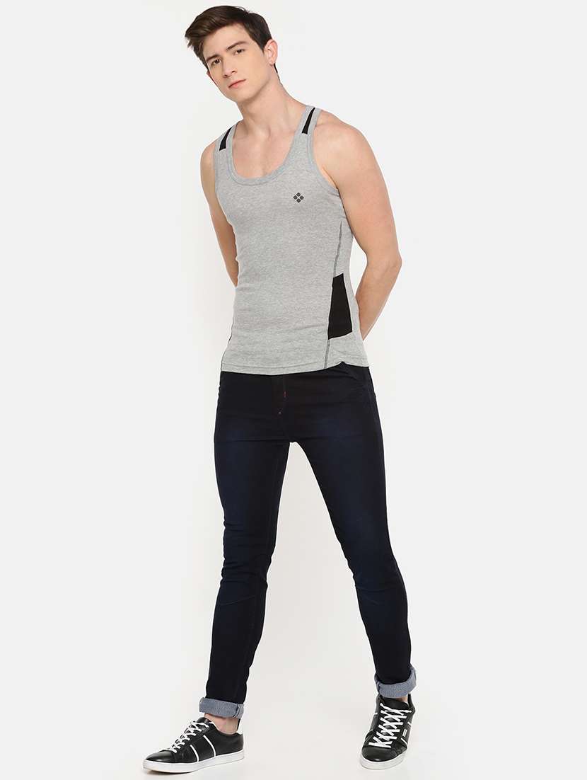 men pack of 2 color block vests - 21594523 -  Standard Image - 3