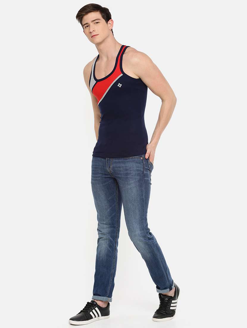 men pack of 2 color block vest - 21594537 -  Standard Image - 3
