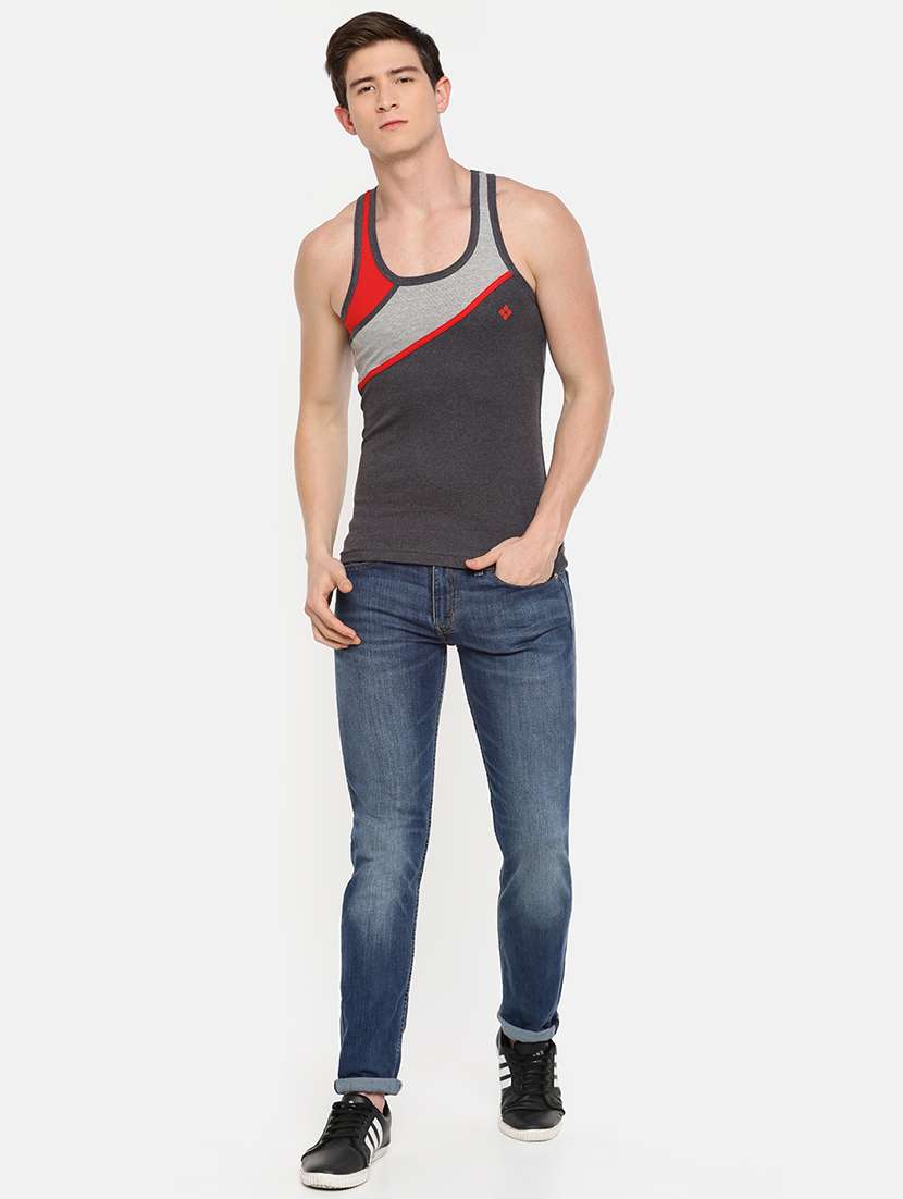 men pack of 2 color block vest - 21594539 -  Standard Image - 3