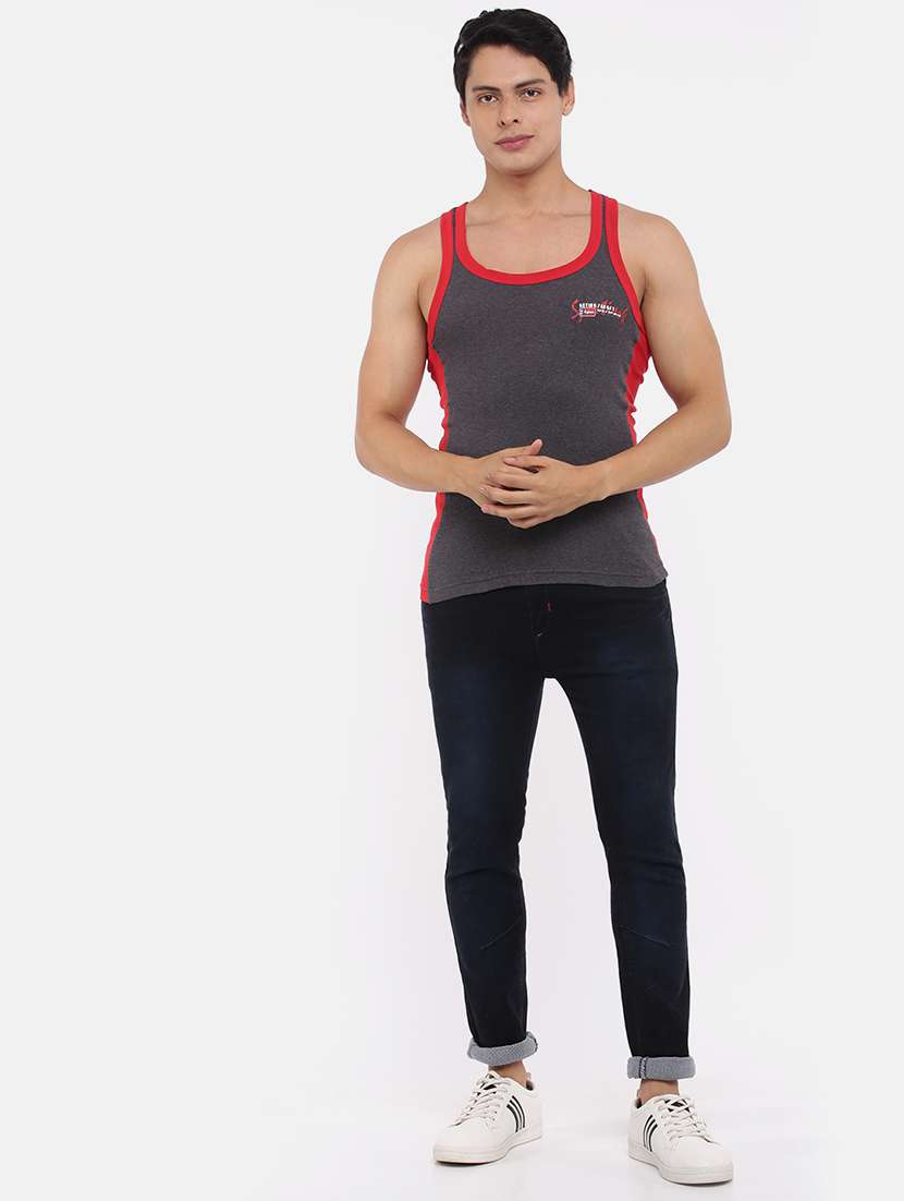 men pack of 2 color block vests - 21594558 -  Standard Image - 3