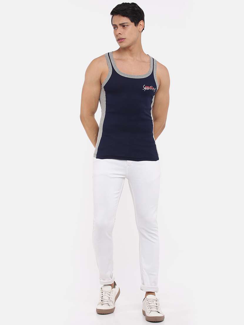 men pack of 2 color block vests - 21594559 -  Standard Image - 3