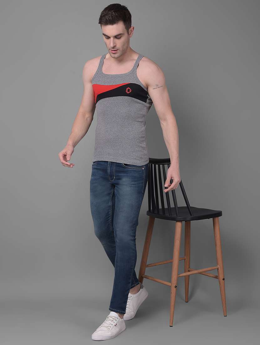 men pack of 2 color block vest - 21594581 -  Standard Image - 3