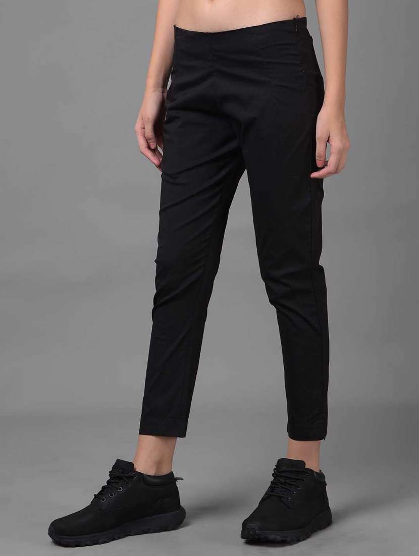 women solid ankle length jegging - 21594927 - Standard Image - 3