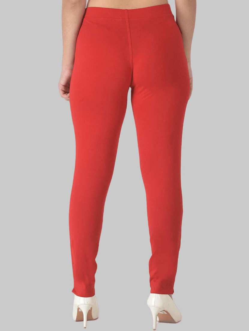 women solid ankle length jegging - 21594947 -  Standard Image - 3