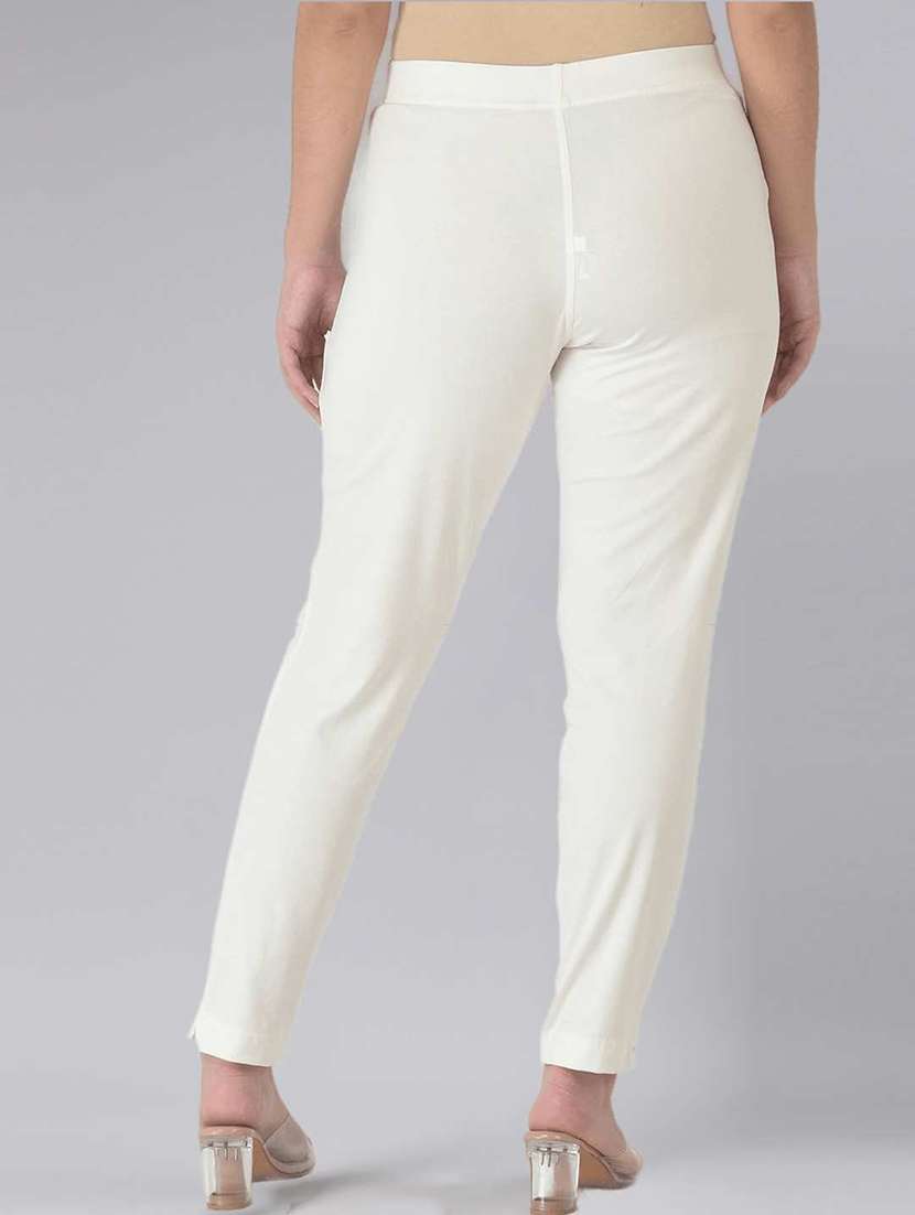 women solid ankle length jegging - 21594953 -  Standard Image - 3