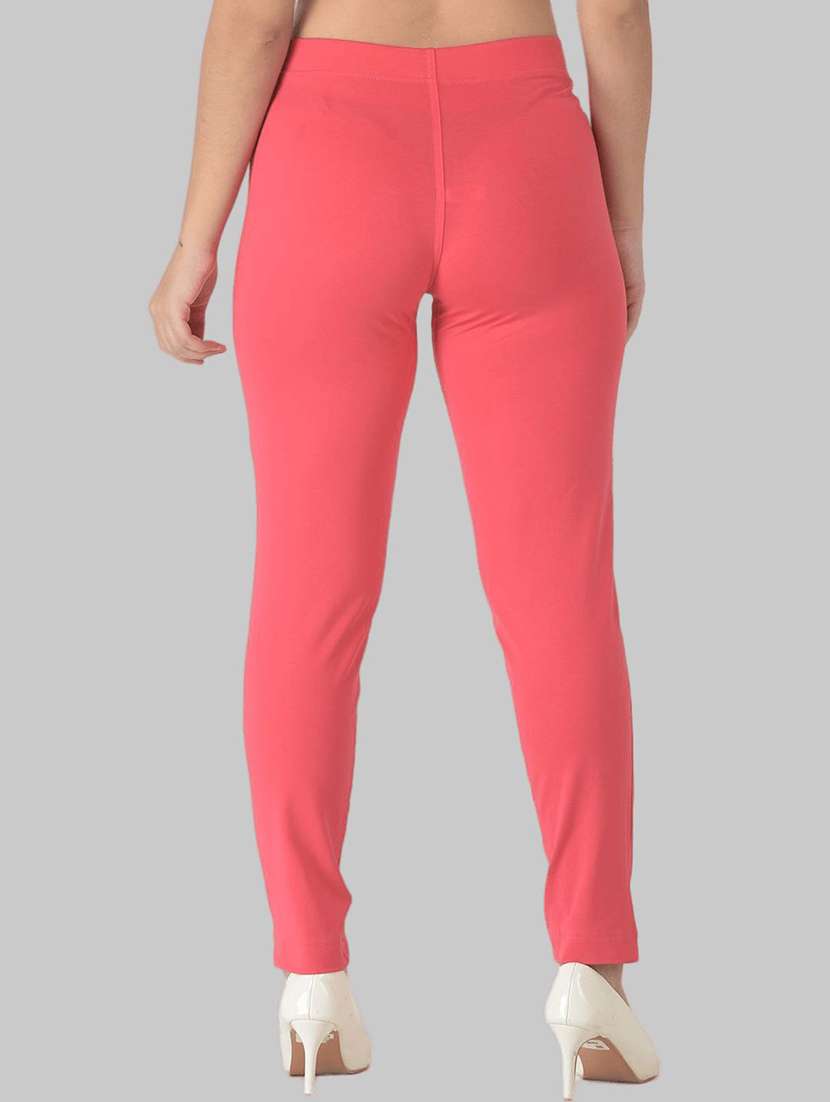 women pack of 2 solid ankle length jeggings - 21594982 - Standard Image - 3