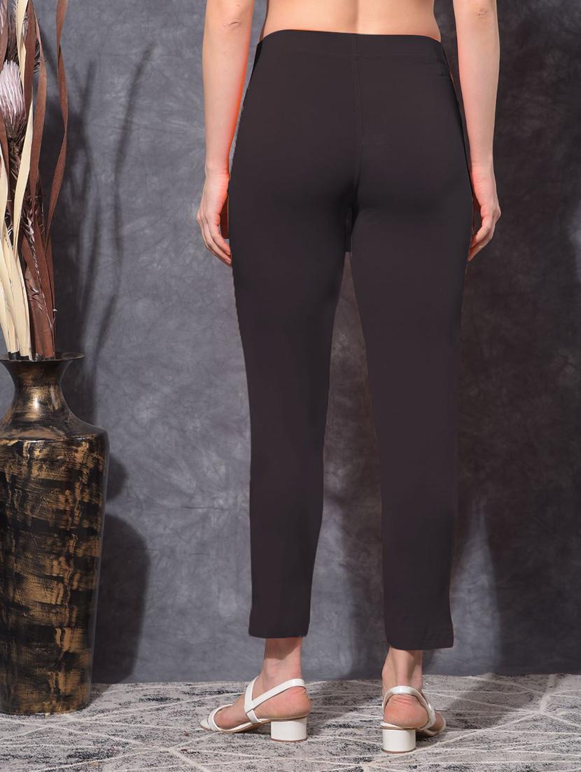 women pack of 3 solid ankle length jeggings - 21594996 - Standard Image - 3