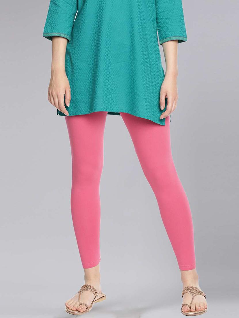 women solid ankle length legging - 21595088 - Zoom Image - 0