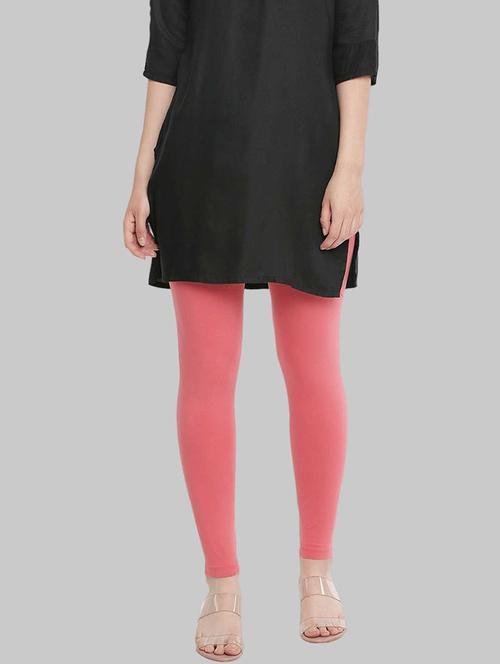 women solid ankle length legging - 21595097 - Standard Image - 0