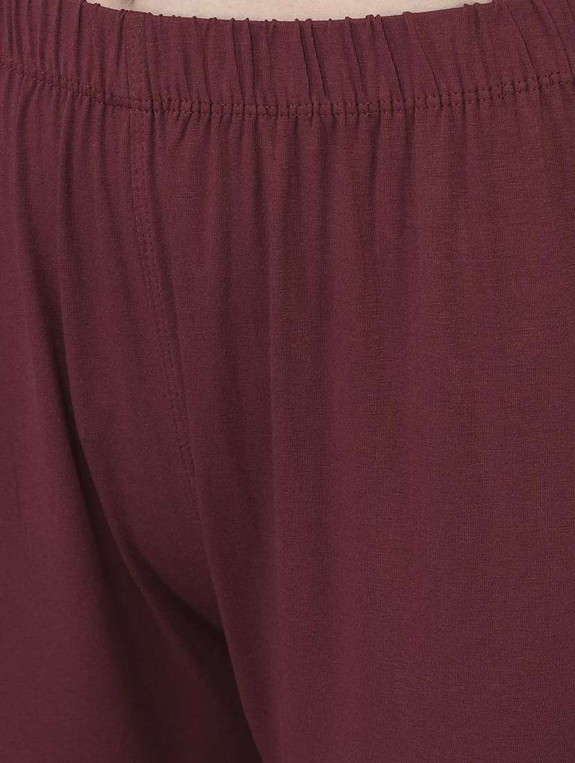 women solid ankle length legging - 21595106 -  Standard Image - 3