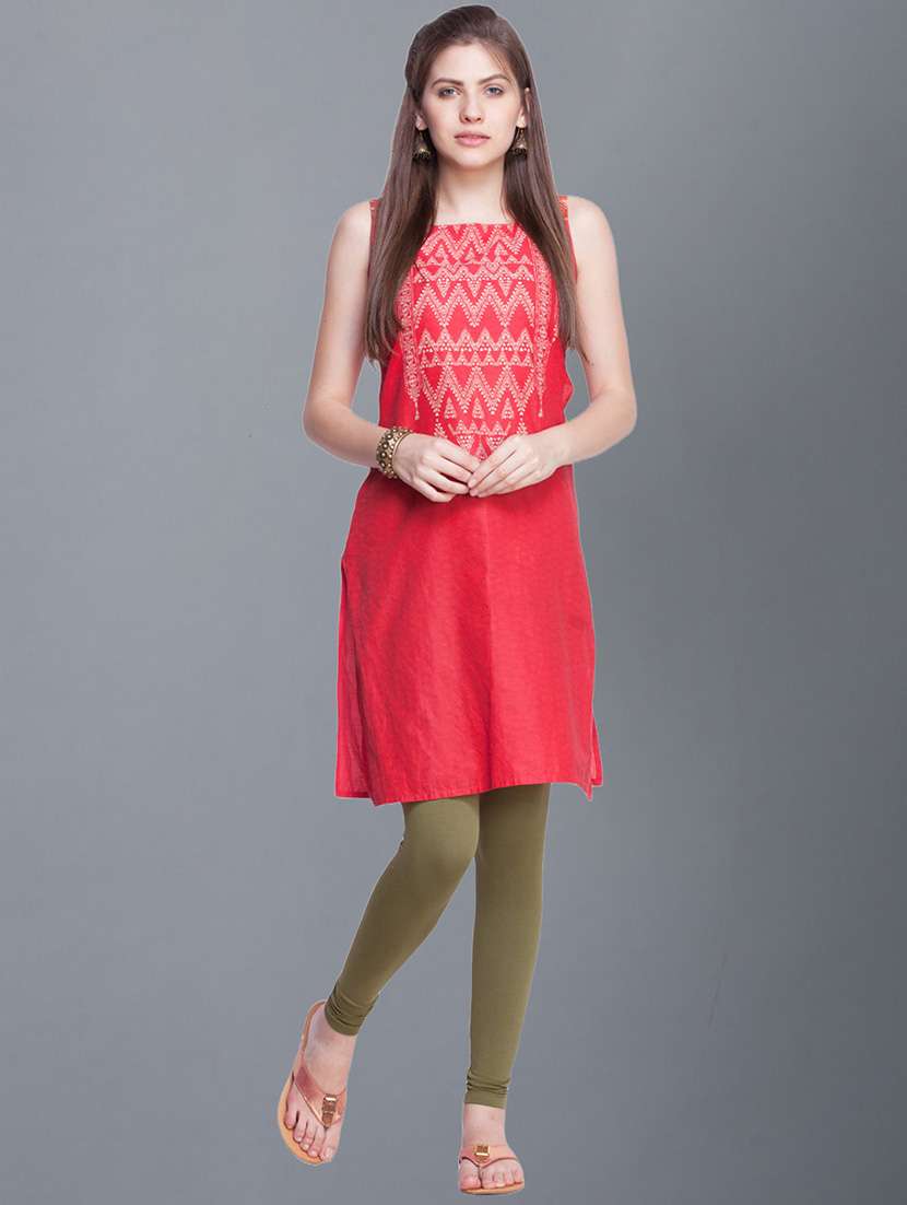 women solid full length legging - 21595113 -  Standard Image - 3