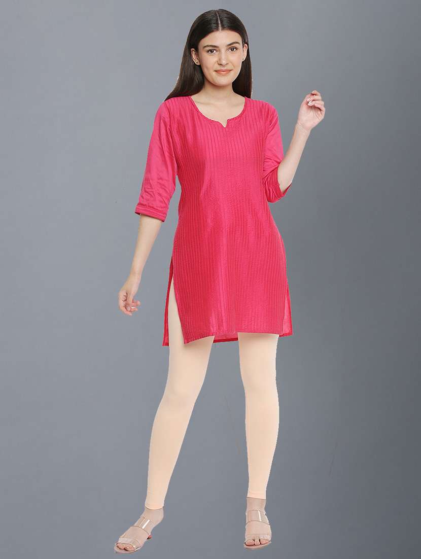 women solid ankle length legging - 21595120 -  Standard Image - 3