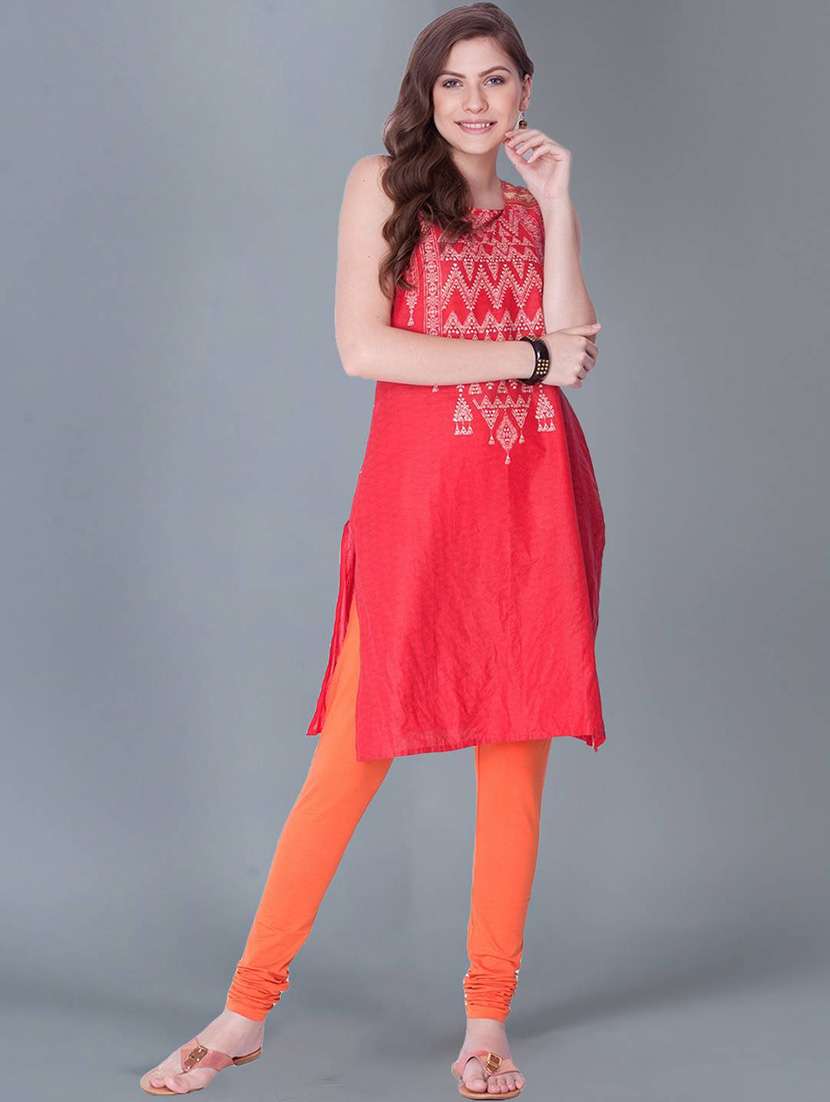 women solid full length legging - 21595244 -  Standard Image - 3
