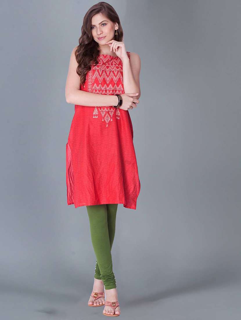 women solid full length legging - 21595252 - Standard Image - 3