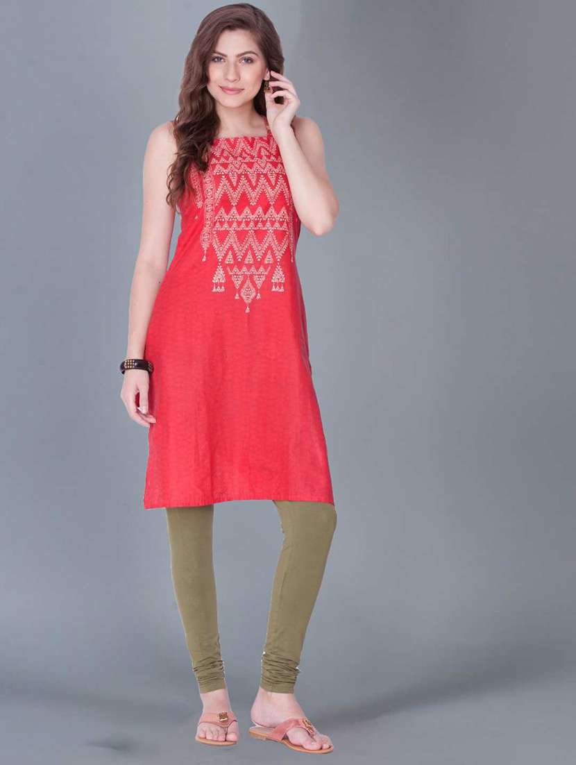 women solid full length legging - 21595256 -  Standard Image - 3