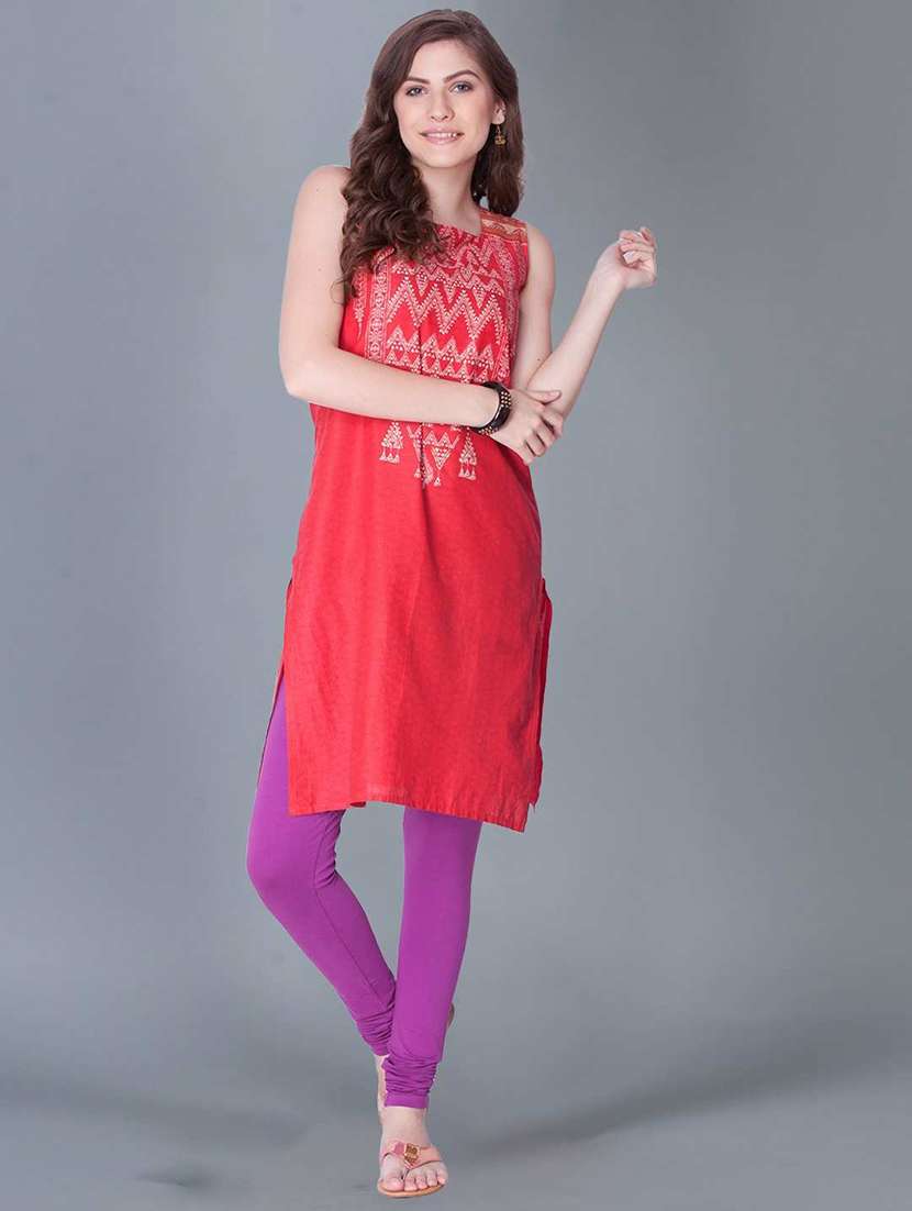 women solid full length legging - 21595273 -  Standard Image - 3