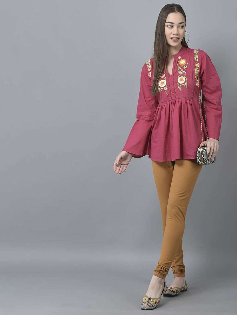 women solid full length legging - 21595287 -  Standard Image - 3