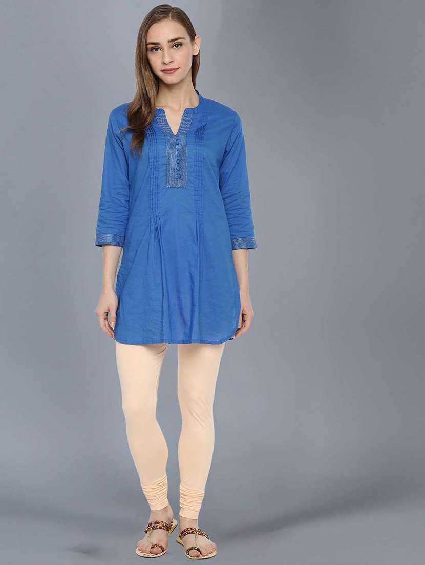 women solid full length legging - 21595305 -  Standard Image - 3