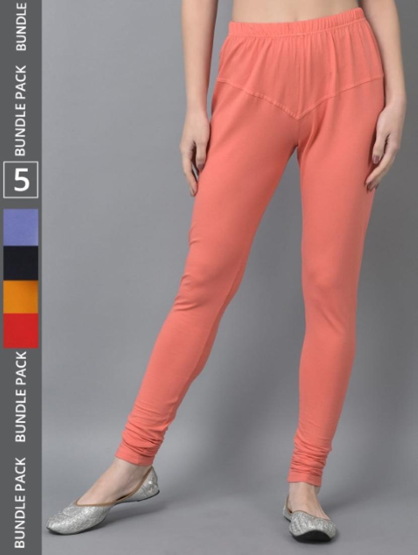 women solid full length leggings combo - 21595312 -  Zoom Image - 0