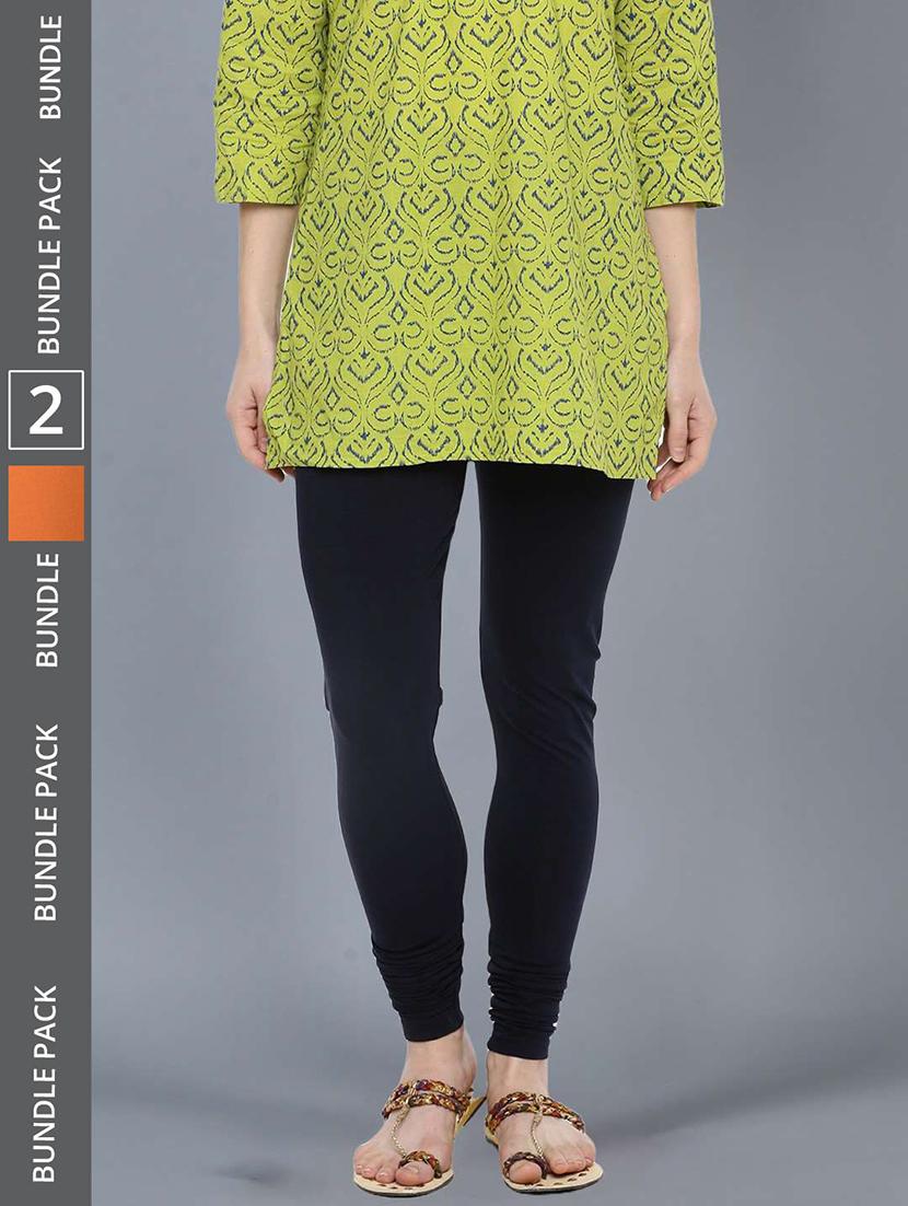 women solid full length leggings combo - 21595316 -  Zoom Image - 0
