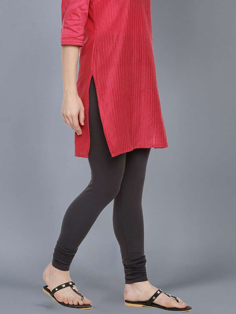 women solid full length leggings combo - 21595352 -  Standard Image - 3