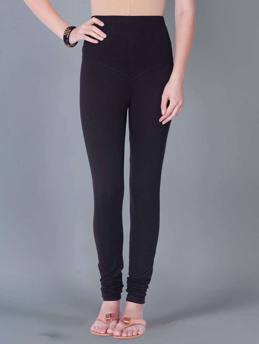 women solid full length leggings combo - 21595379 -  Standard Image - 3
