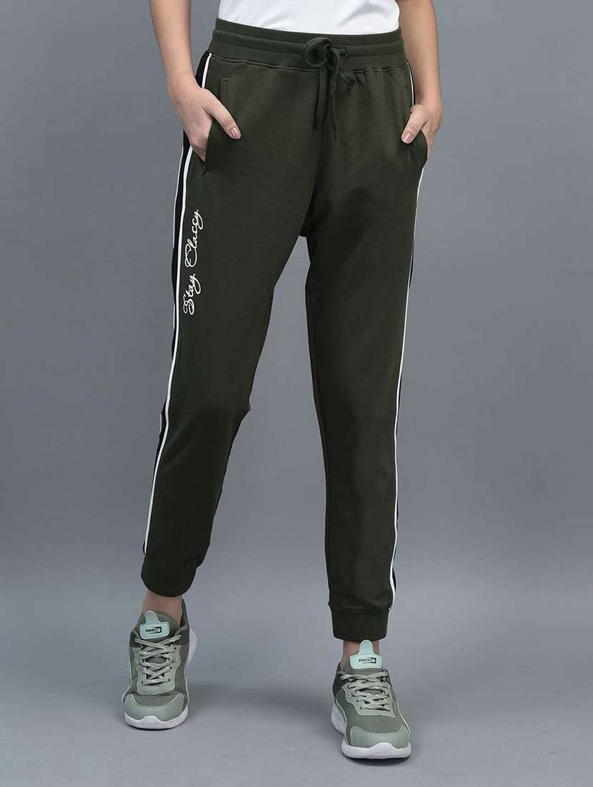 women color block regular fit jogger 