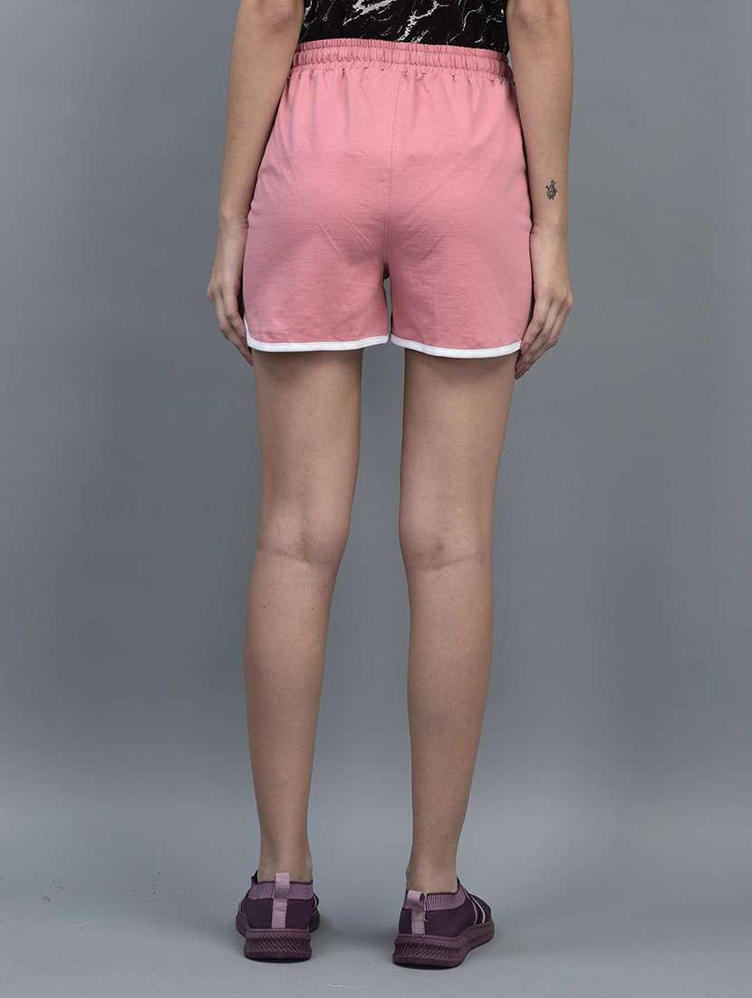 women solid regular fit loungewear shorts - 21595490 -  Standard Image - 3