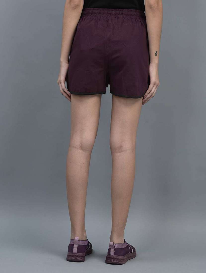women solid regular fit loungewear shorts - 21595491 -  Standard Image - 3