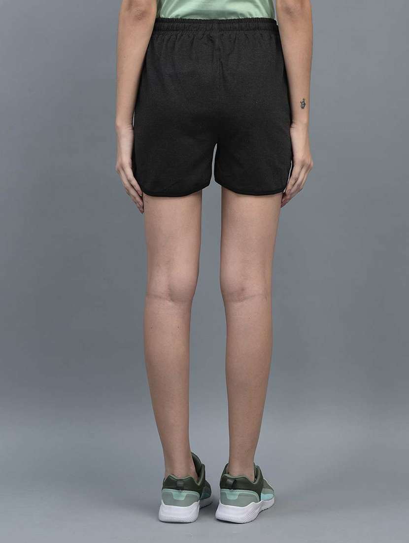 women solid regular fit loungewear shorts combo - 21595495 -  Standard Image - 3