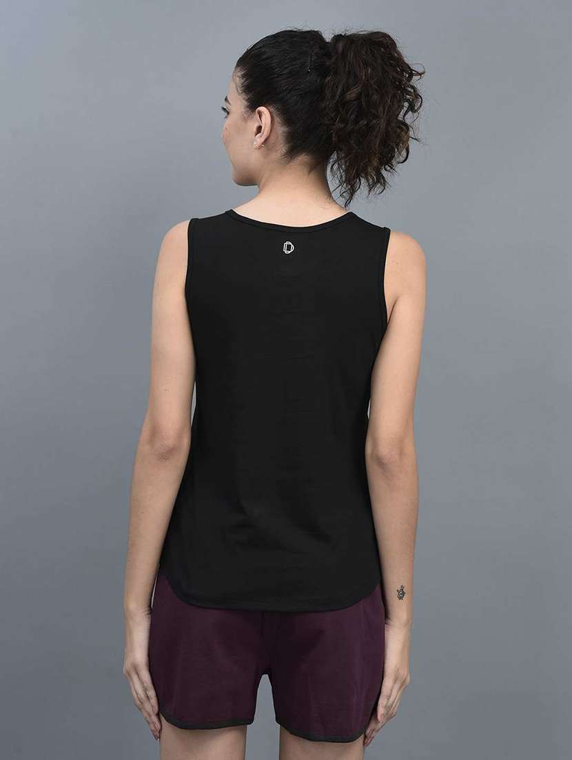 women printed sleeveless regular fit tank top - 21595503 -  Standard Image - 3