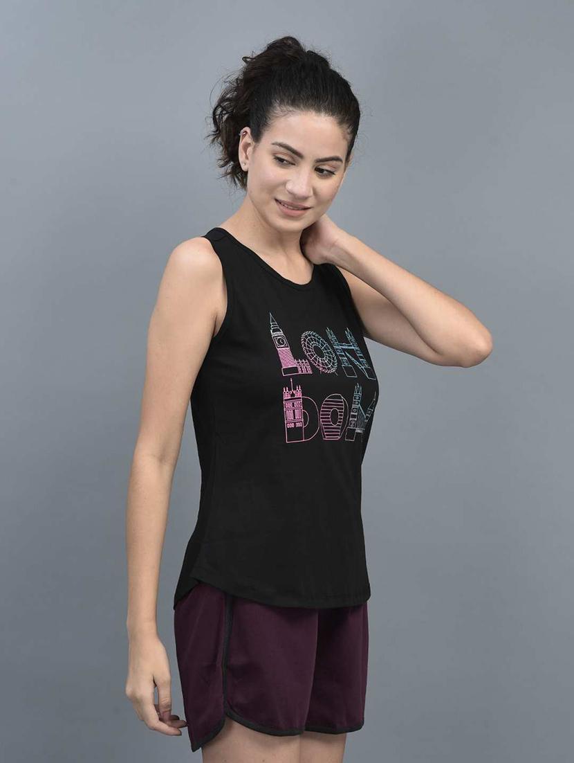 women printed sleeveless regular fit tank tops combo - 21595516 - Standard Image - 3