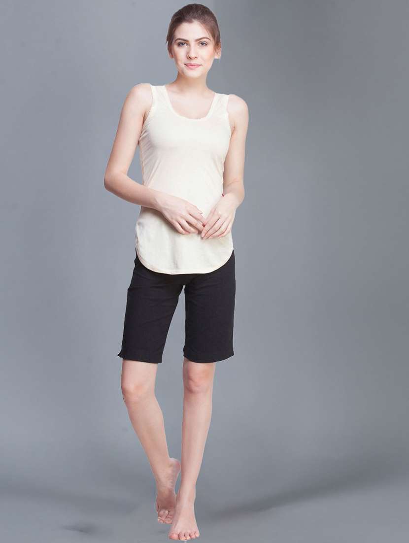 women pack of 2 solid cotton camisole - 21595687 -  Standard Image - 3