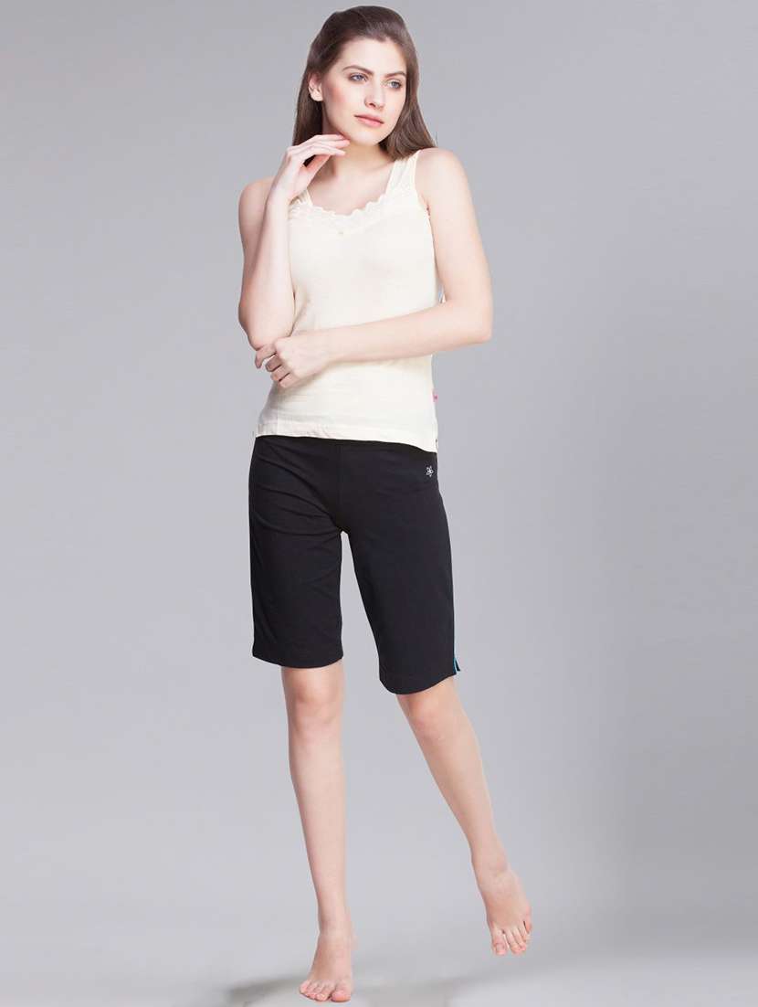 women plain cotton camisole combo - 21595726 -  Standard Image - 3