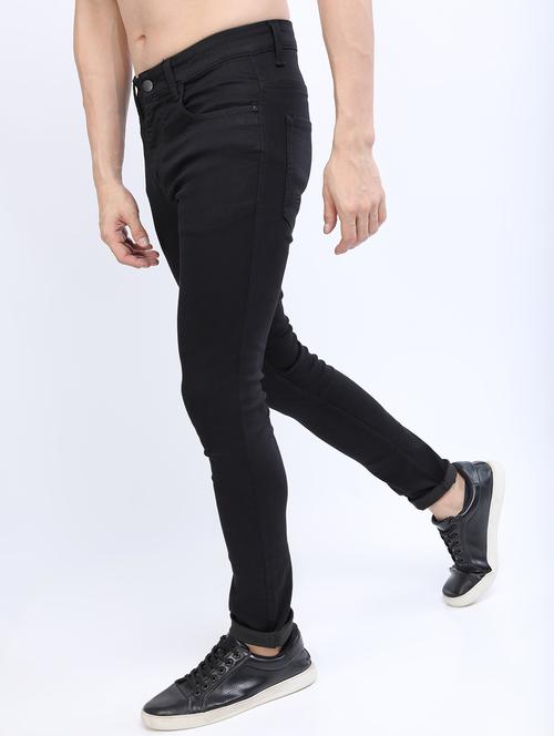 men mid rise plain jeans - 21595967 - Standard Image - 0