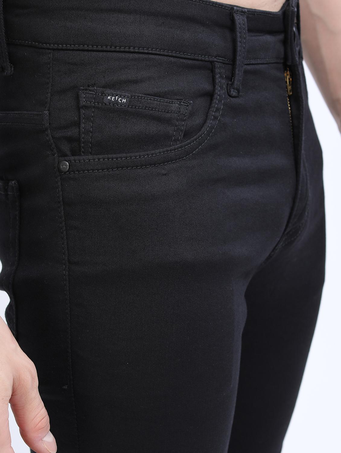 men mid rise plain jeans - 21595967 - Standard Image - 5