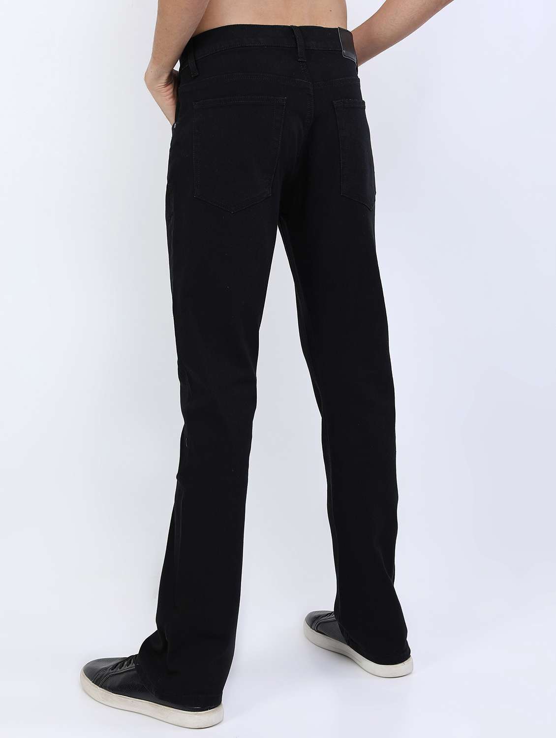 men mid rise plain jeans - 21595969 -  Standard Image - 3