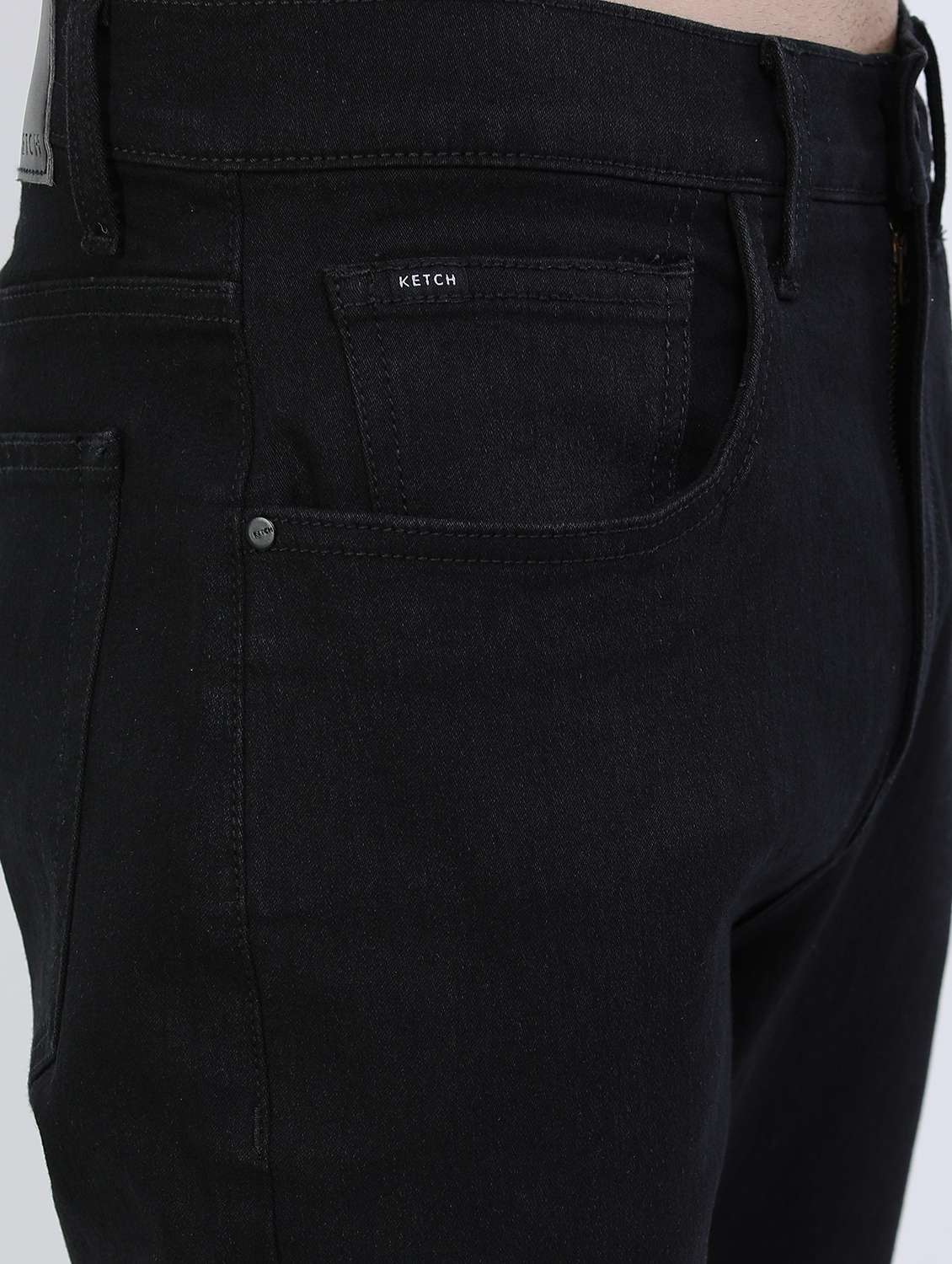 men mid rise plain jeans - 21595969 -  Standard Image - 5