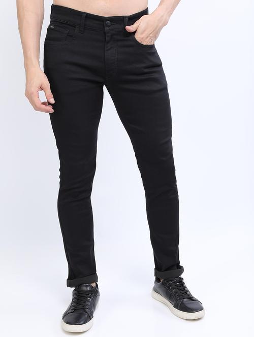 men mid rise plain jeans - 21595971 - Standard Image - 0