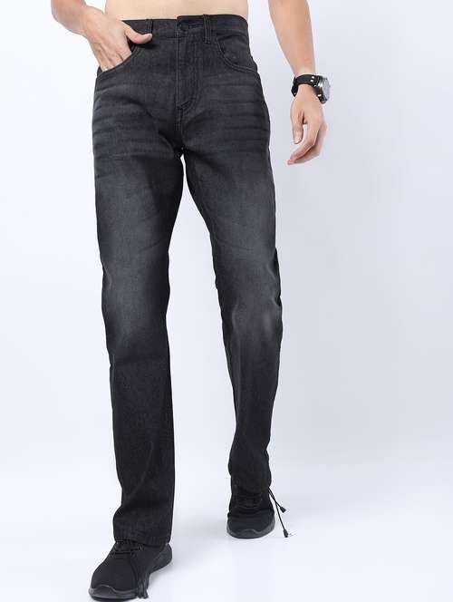 men mid rise plain jeans - 21595989 -  Standard Image - 0